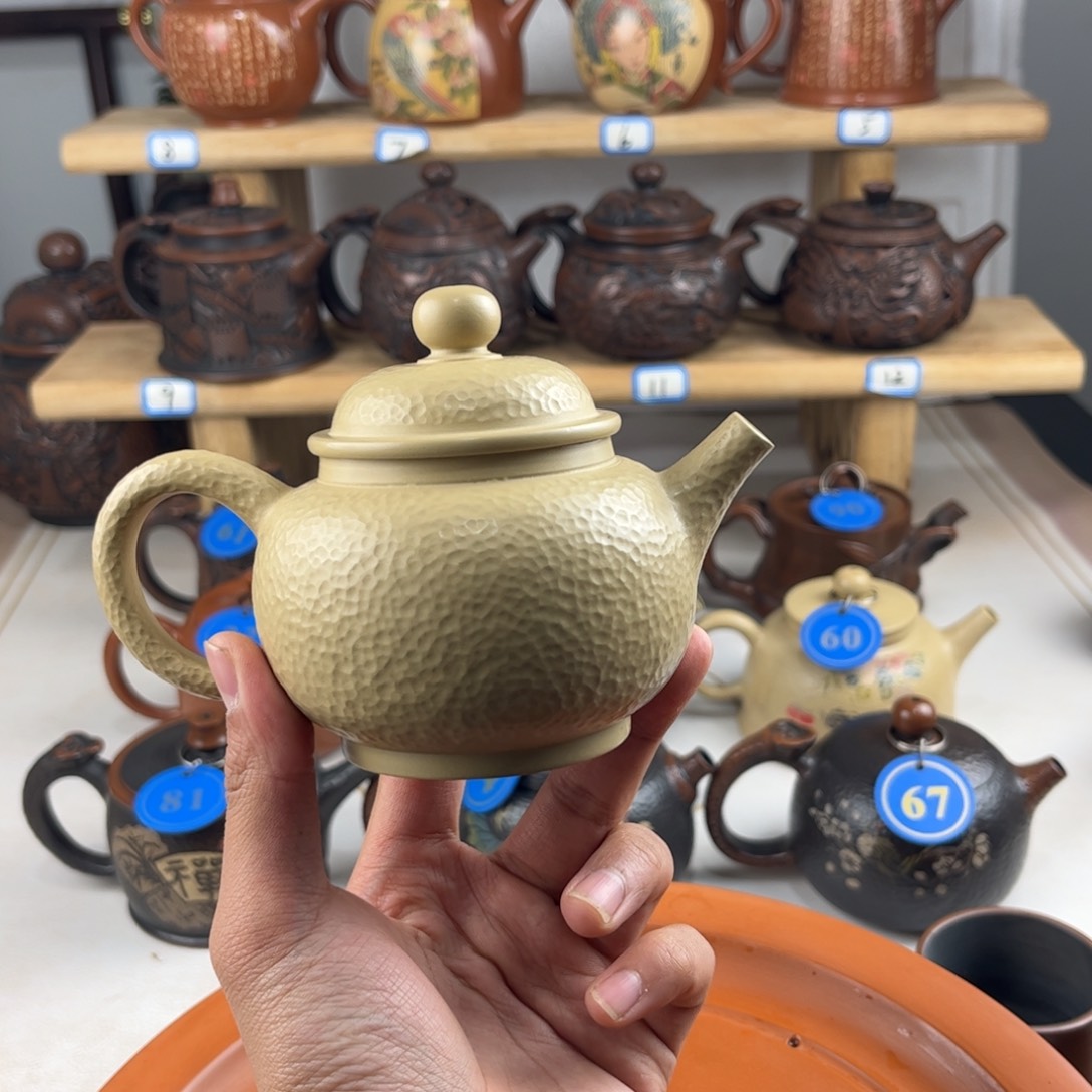 壶建水紫陶全手工制作，老匠人传承手艺