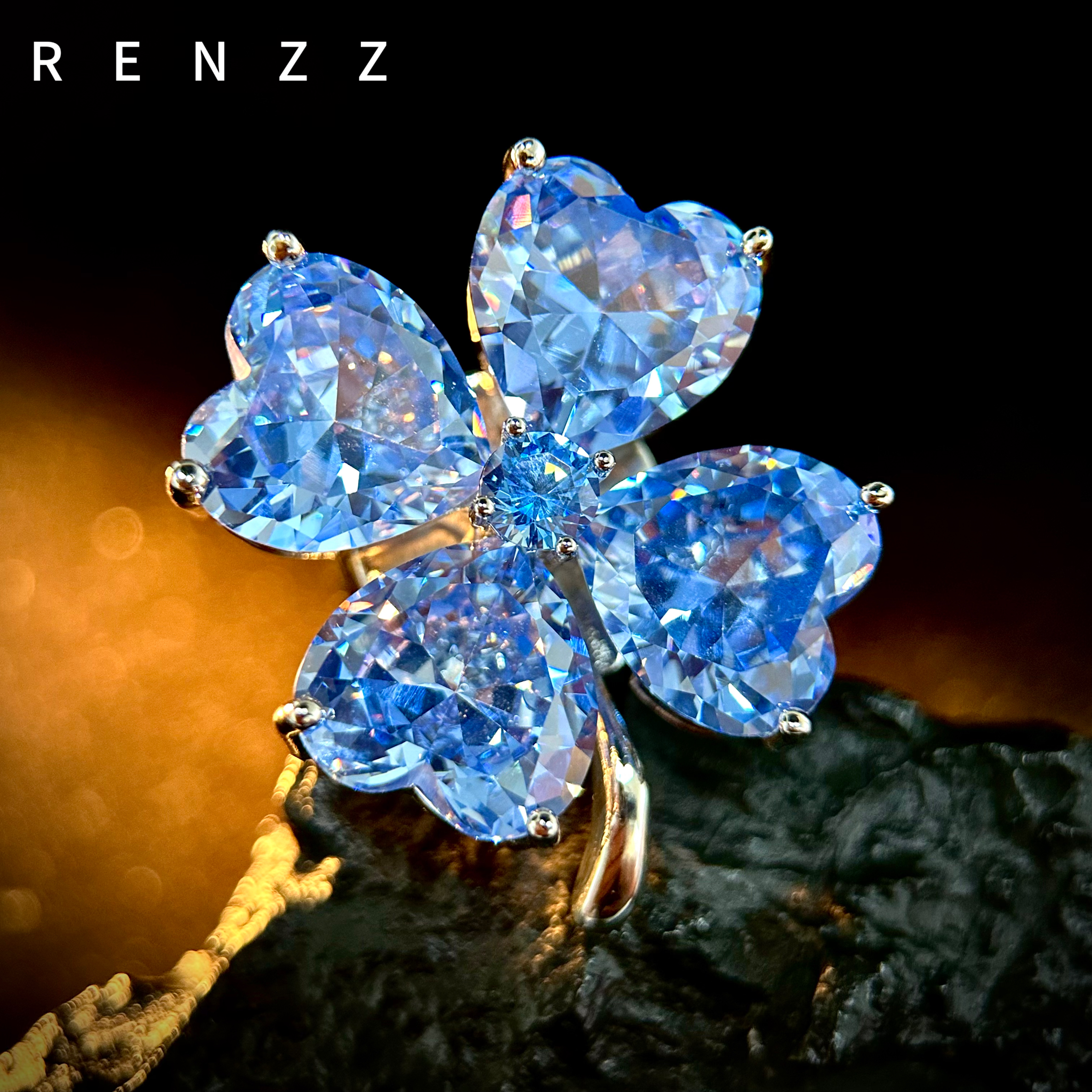  3277【梦幻幸运草磁吸扣】富婆自戴送礼