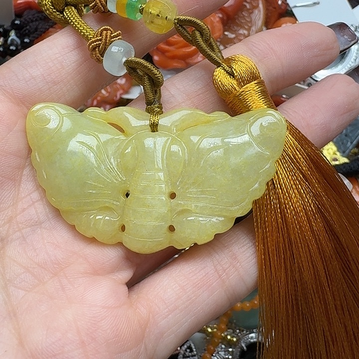 翡翠未镶嵌项链翡翠