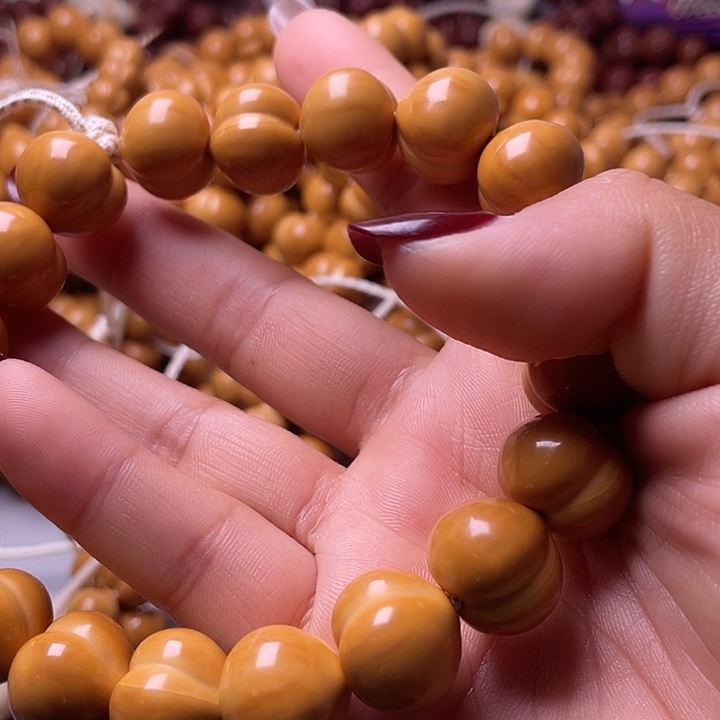 琳***琳猴头核桃手串16尺寸镜面柯基屁桃手持全品无暇