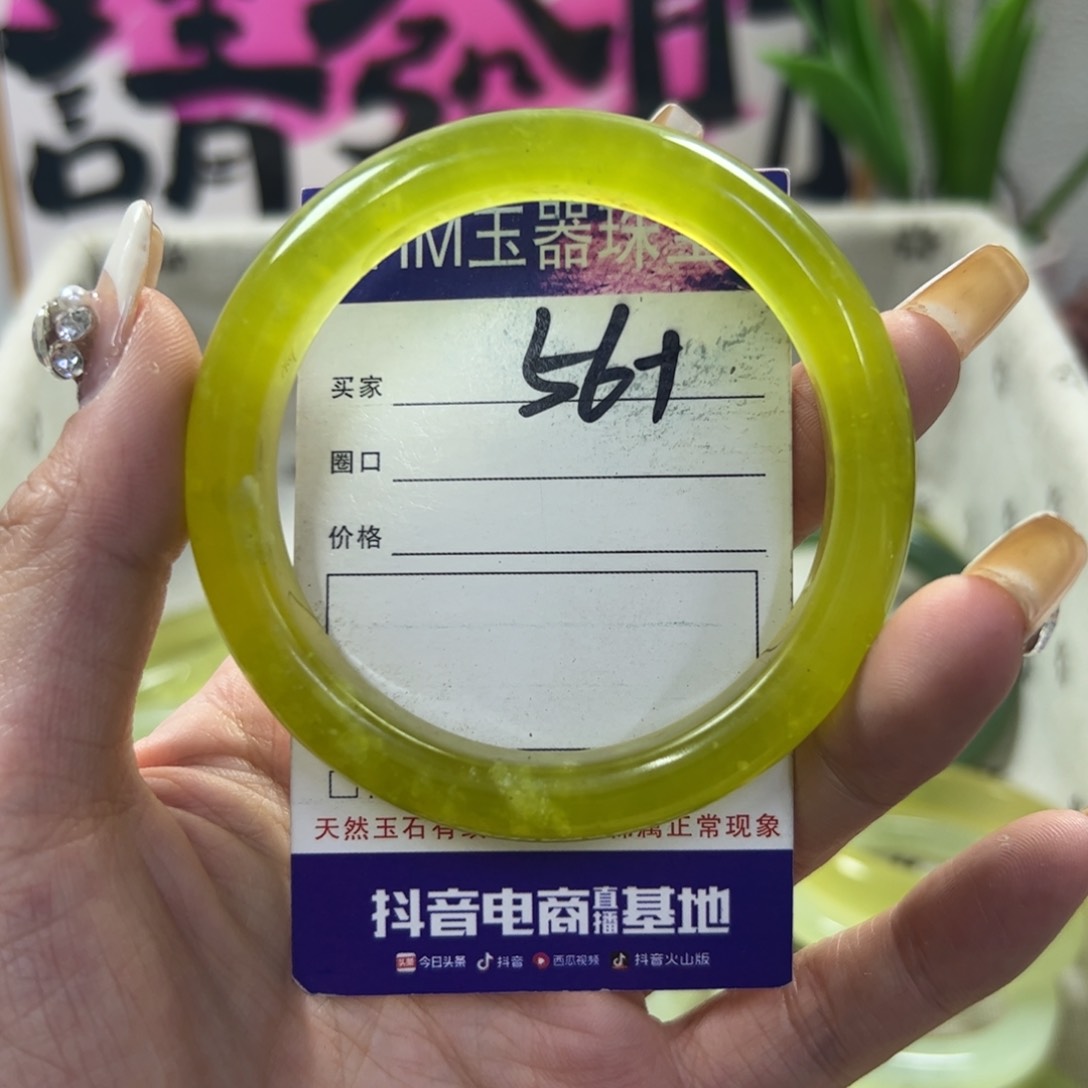 蛇纹石玉手镯未镶嵌113