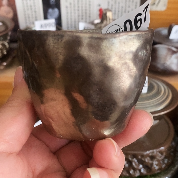 紫砂茶杯柴烧纯手工067