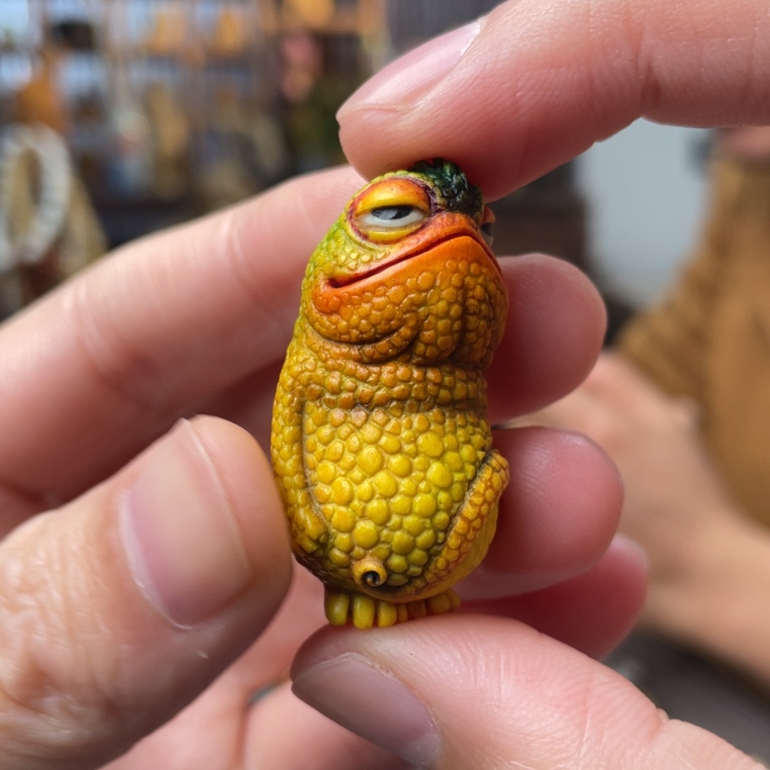 木方颜竹木艺术把件