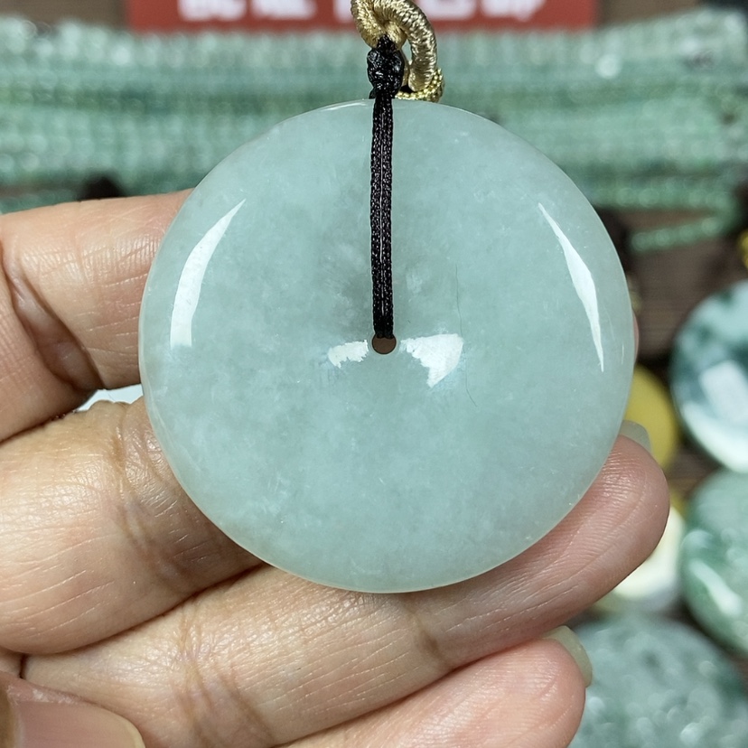 【闪购商品】翡翠颈饰未镶嵌玉吊坠翡翠玉平安扣