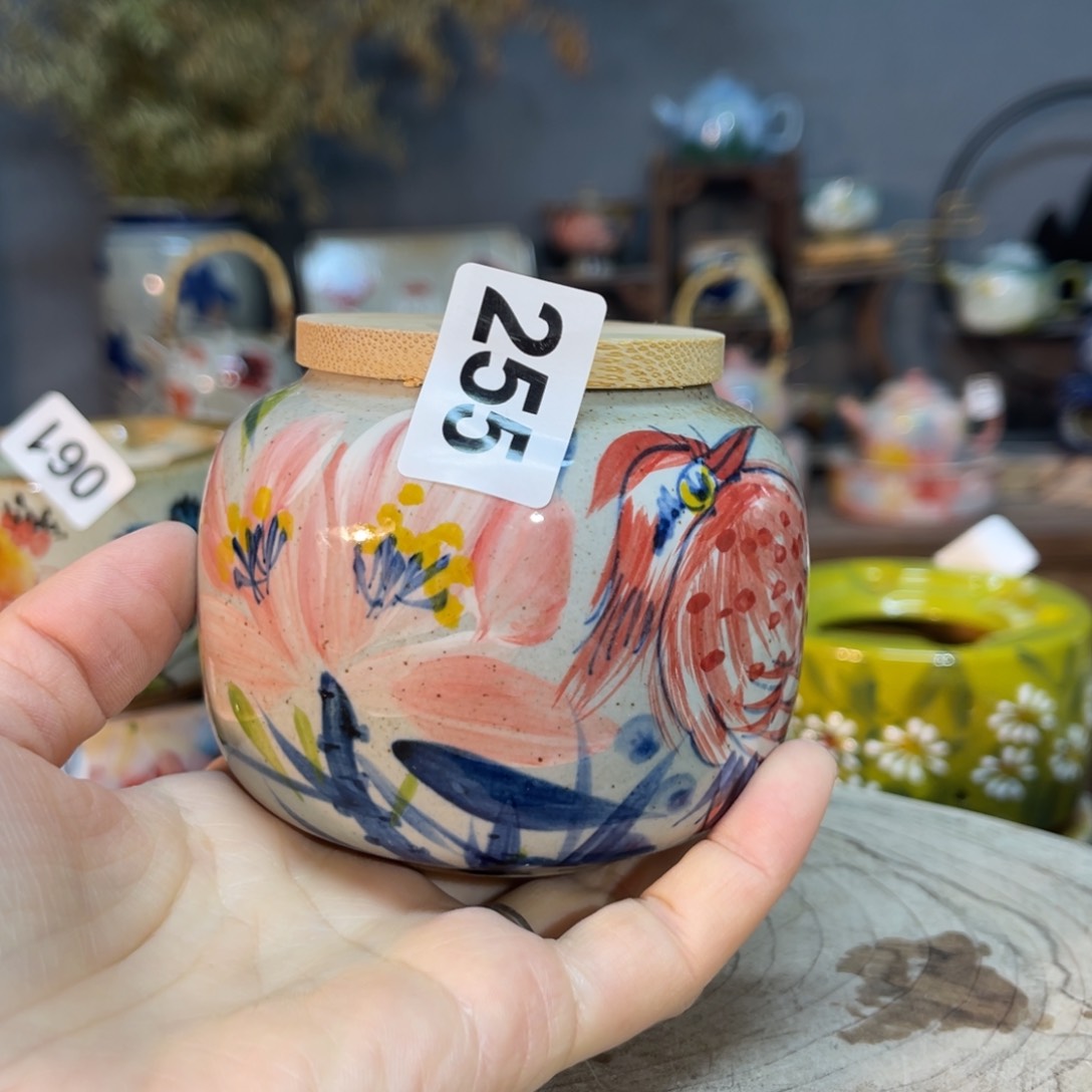 杯素浅陶瓷手工手绘