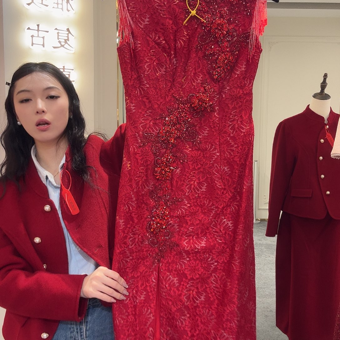 M特价不退不换旗袍微瑕