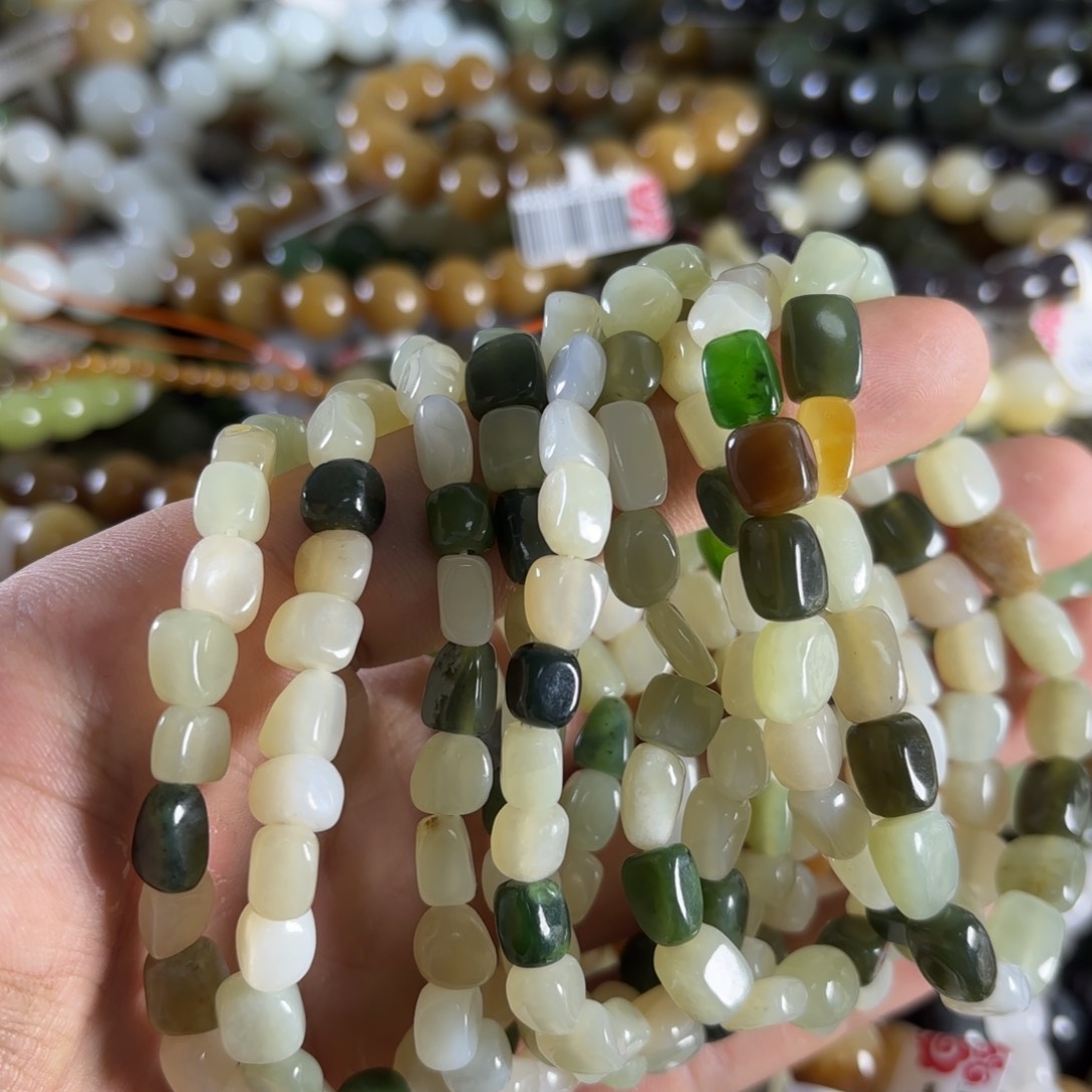 和田玉手链未镶嵌随机发一