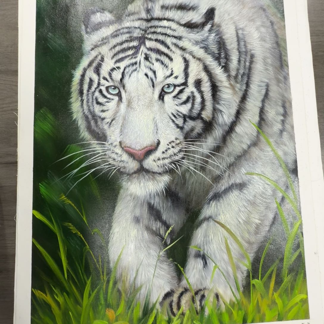 油画加油加油努力加油努力