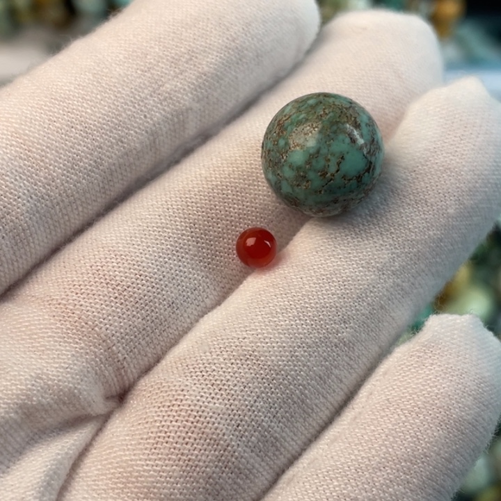 南红玛瑙未镶嵌配饰12.6