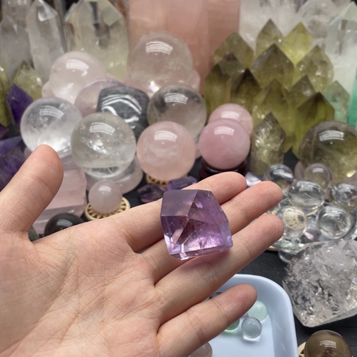 官***八水晶珠宝半成品未镶嵌天然水晶8