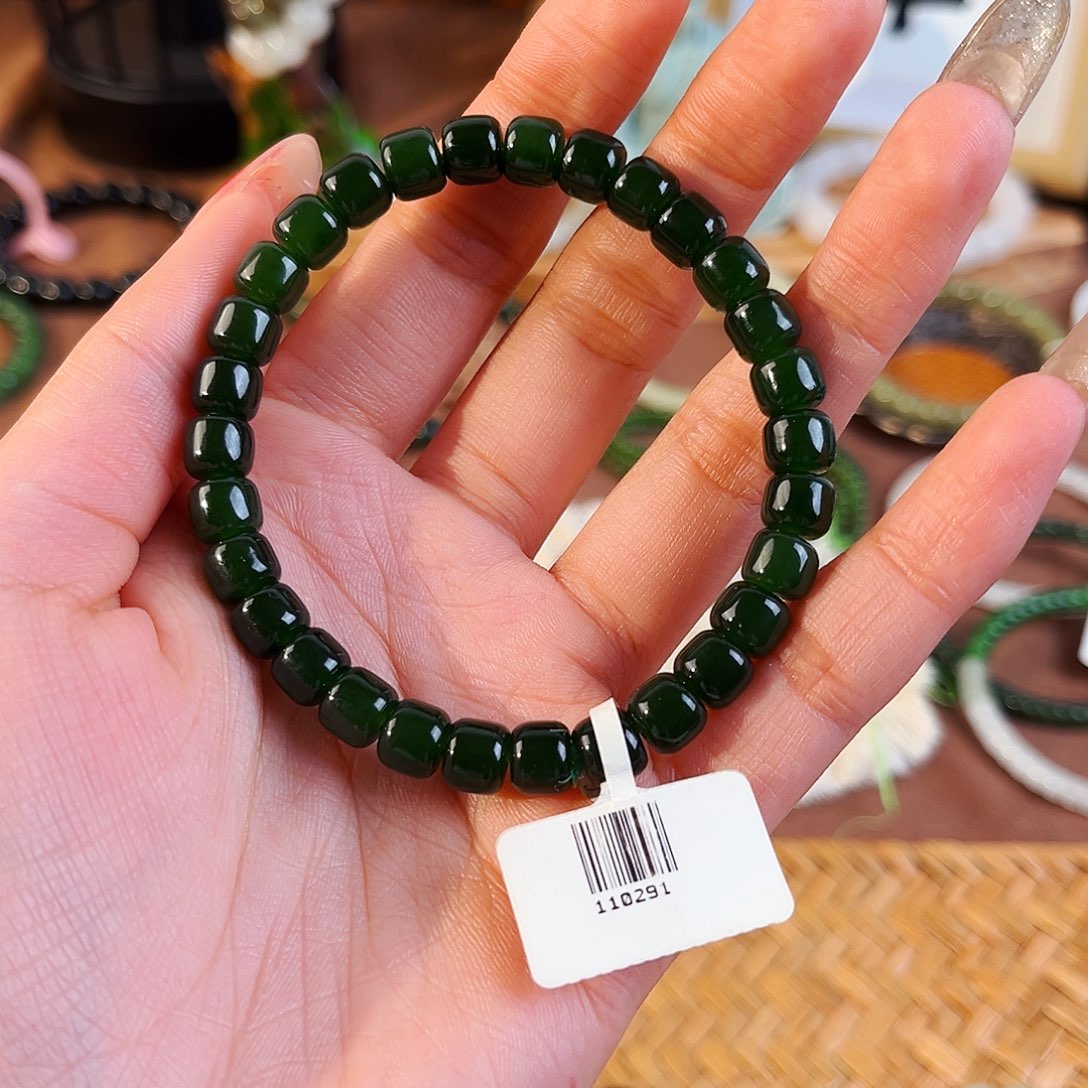 南****和田玉未镶嵌手链