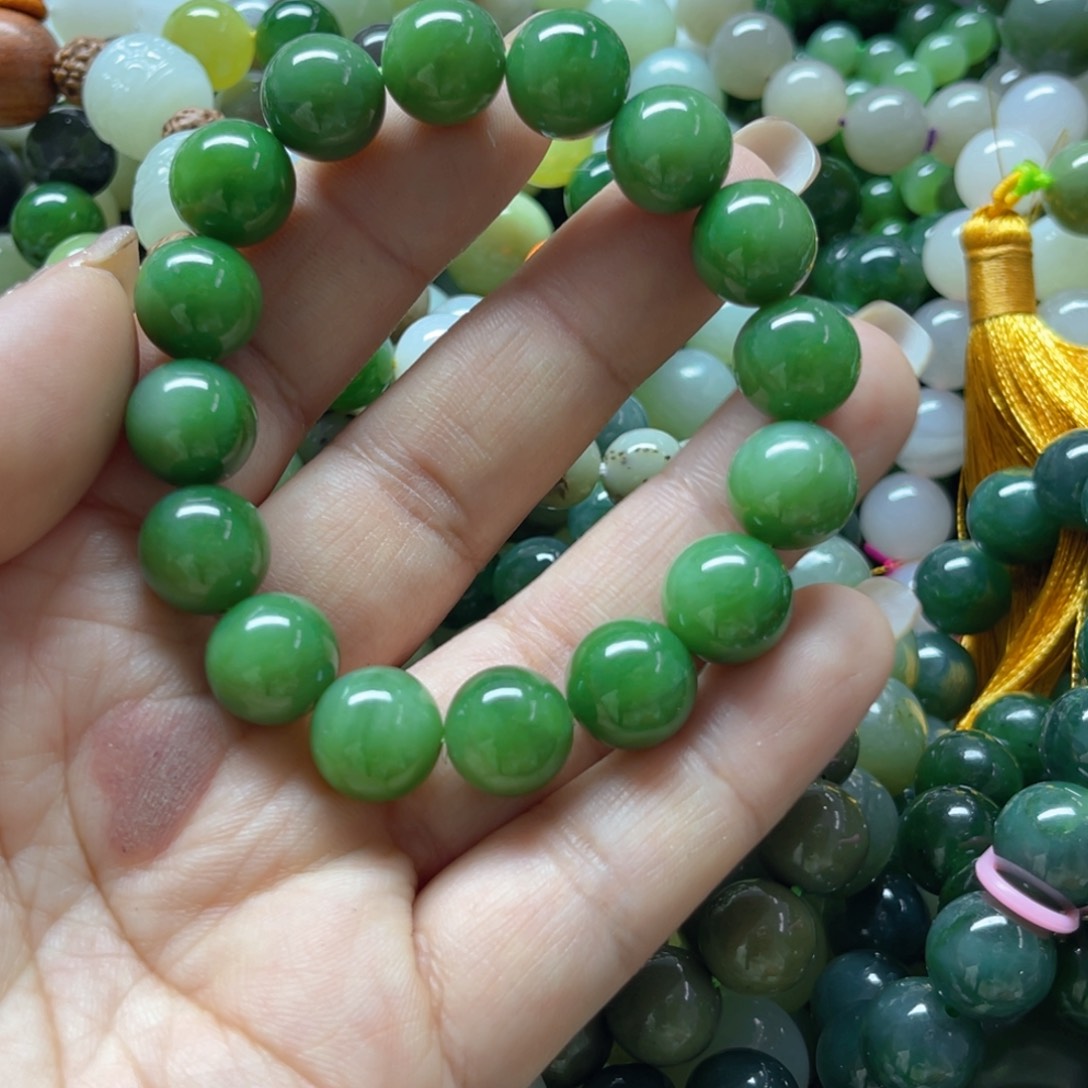 和田玉手链未镶嵌