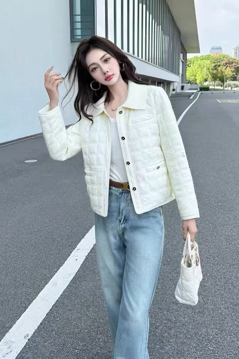 常规修身型女直下摆短外套秋冬洋气W277