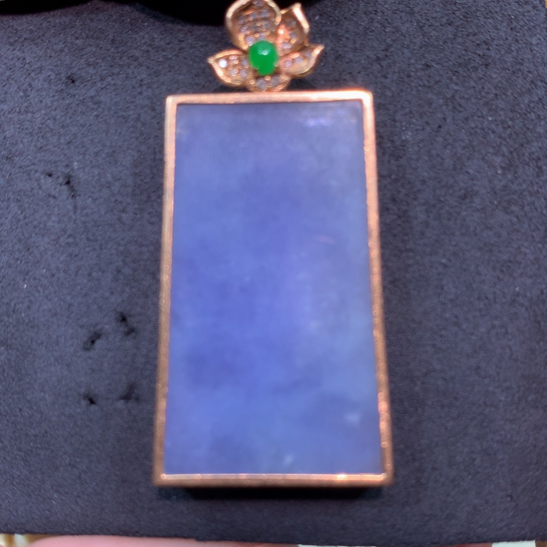 翡翠18K金镶嵌手链翡翠