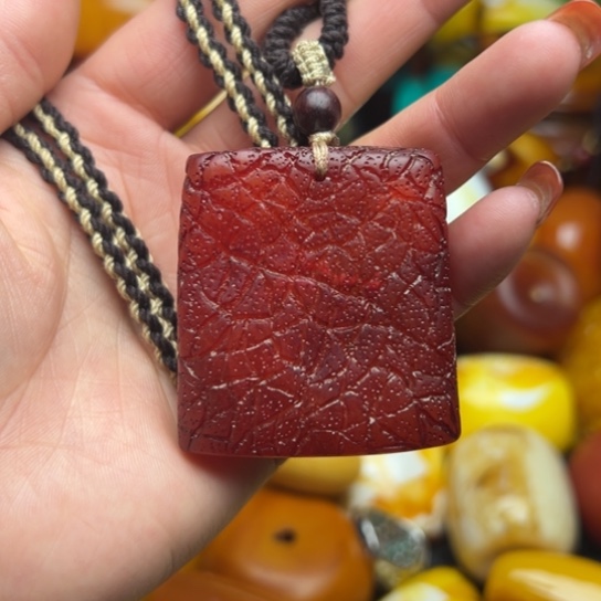 琥珀手串未镶嵌蜜蜡