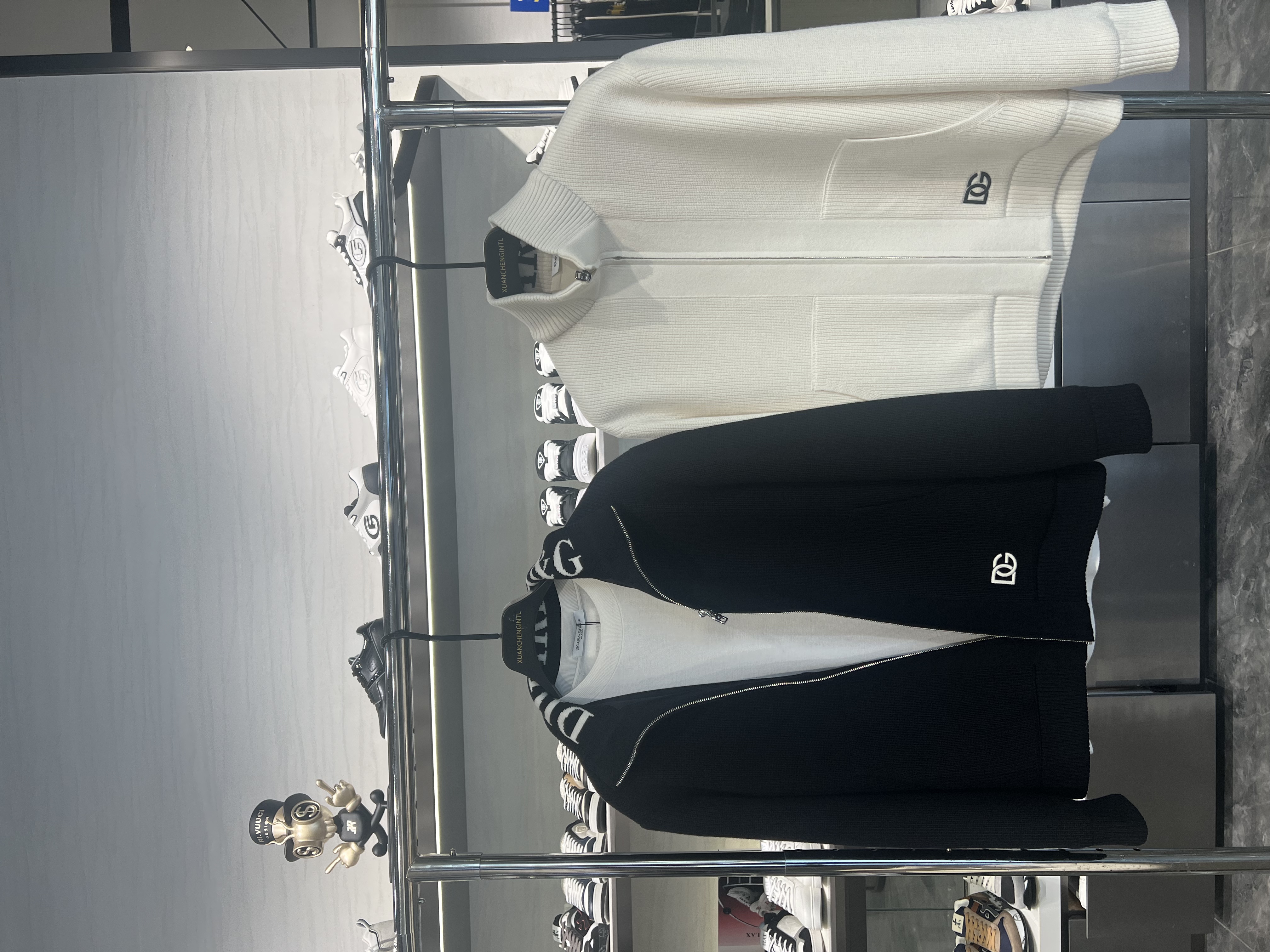 显瘦针织提花春季立领极简风夹克短款保暖秋季时尚