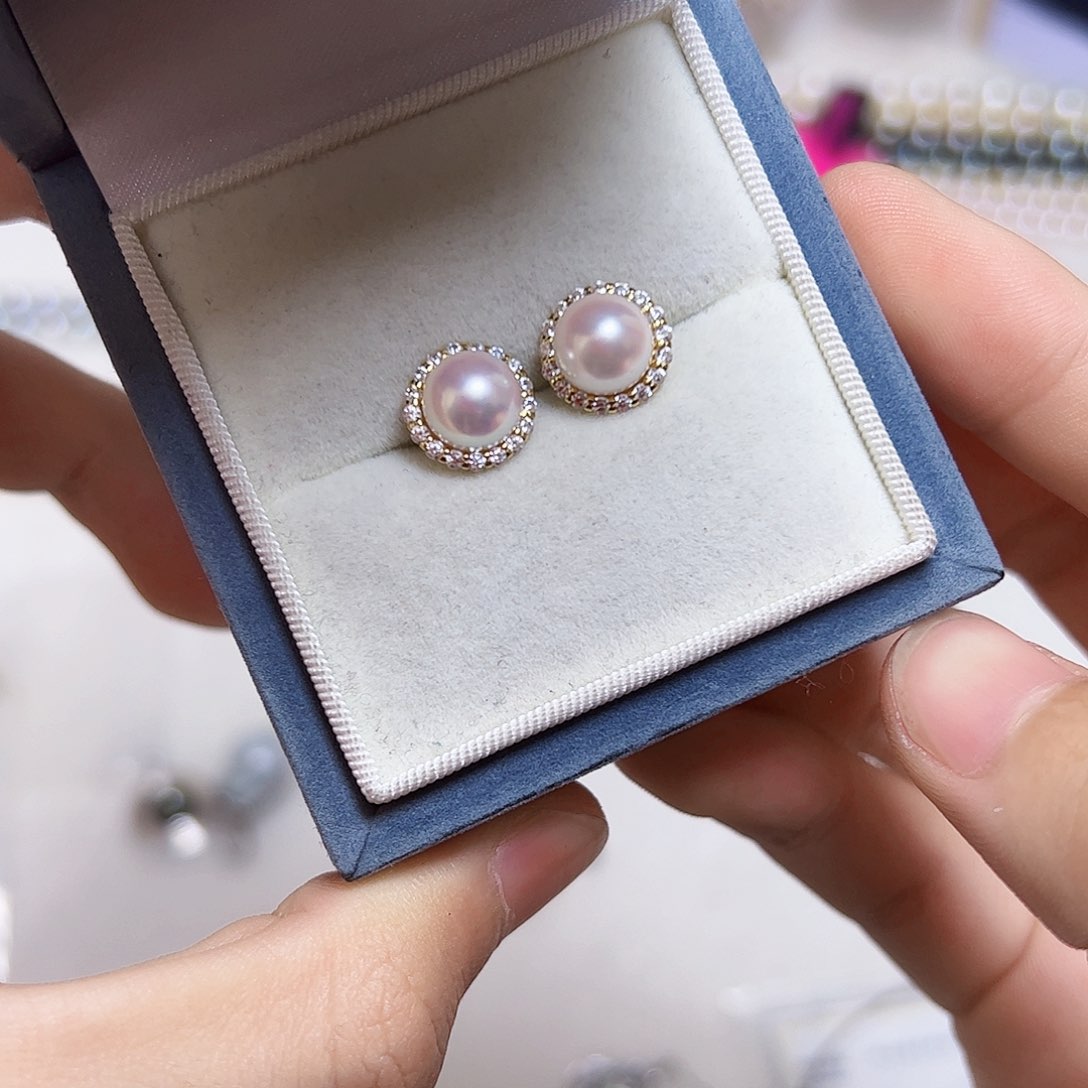 海水珍珠颈饰银S925镶嵌