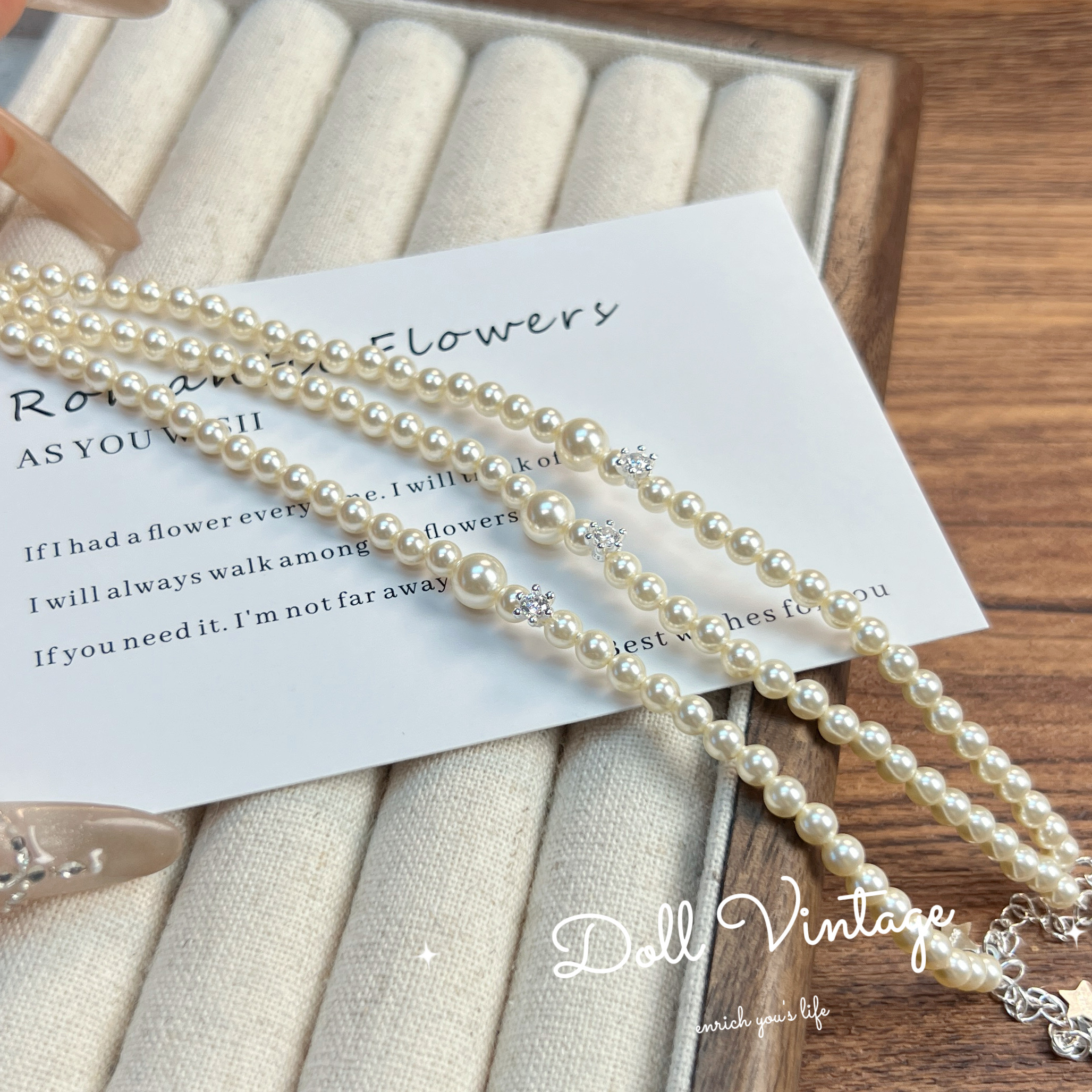 非金属仿珍珠手链 【白雪公主】A414-施家珍珠手串多样性发一