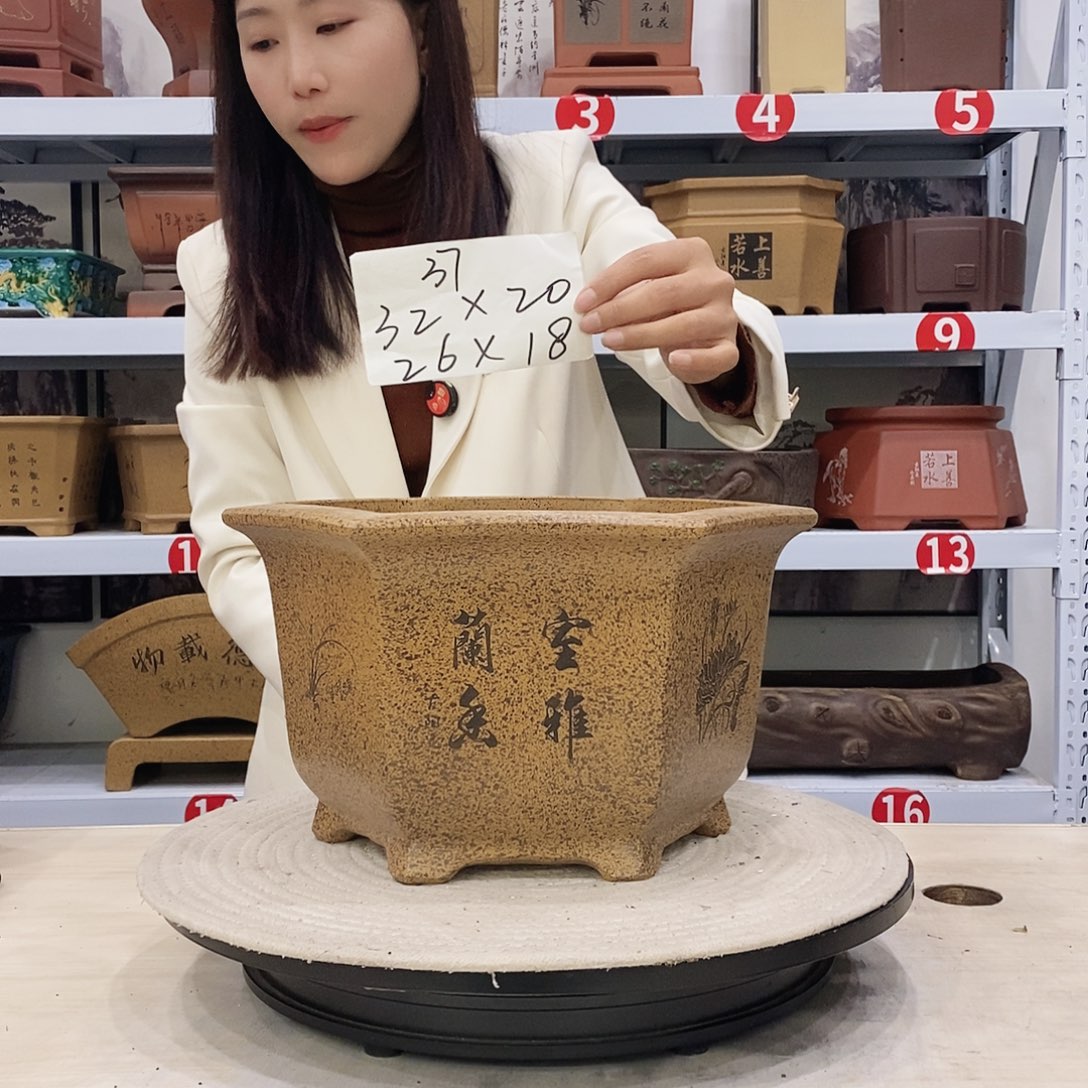 紫砂花盆紫砂花盆