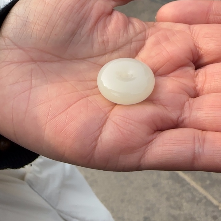 和田玉颈饰未镶嵌平安扣吊坠