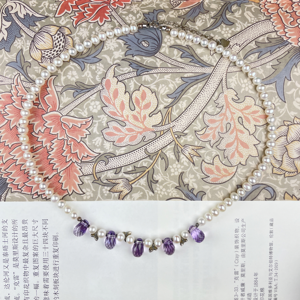 链子925银木质 925银项链 原创优雅气质高定七夕礼物