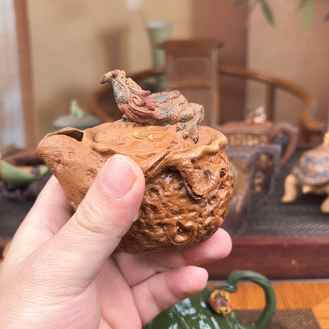 紫砂茶杯m****盒龙手抓很好健康啦啦啦啦