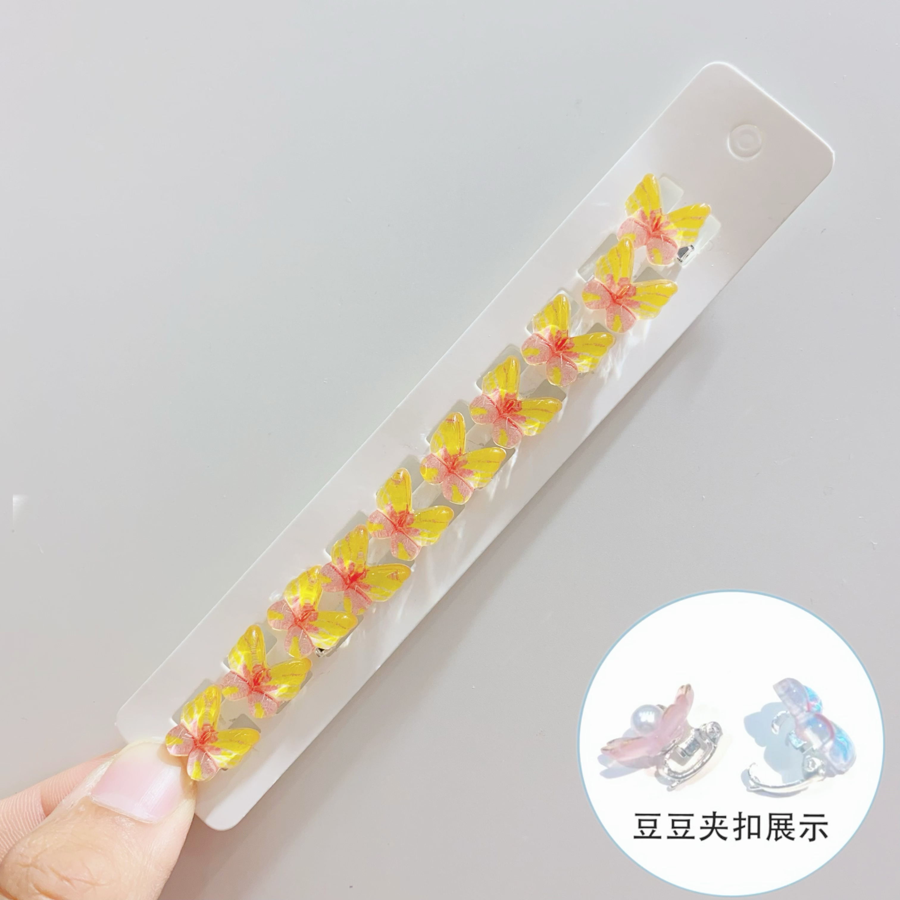 【HM-18594】发10个豆豆夹扣成人大童儿童发圈儿童配饰发绳发饰