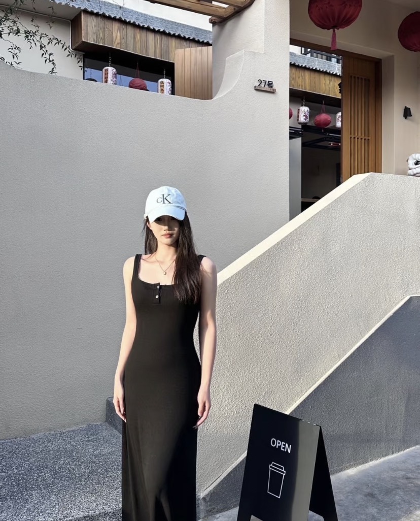 C.K鸭舌帽夏季帽子可大小调节字母刺绣棒球帽水洗百搭棒球鸭舌帽