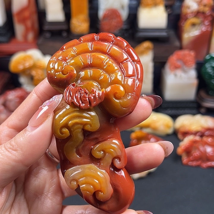 寿山石老性芙蓉石