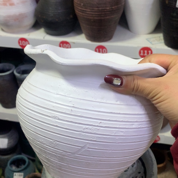 【闪购商品】红陶粗糙盆哦默认打孔高，15口19