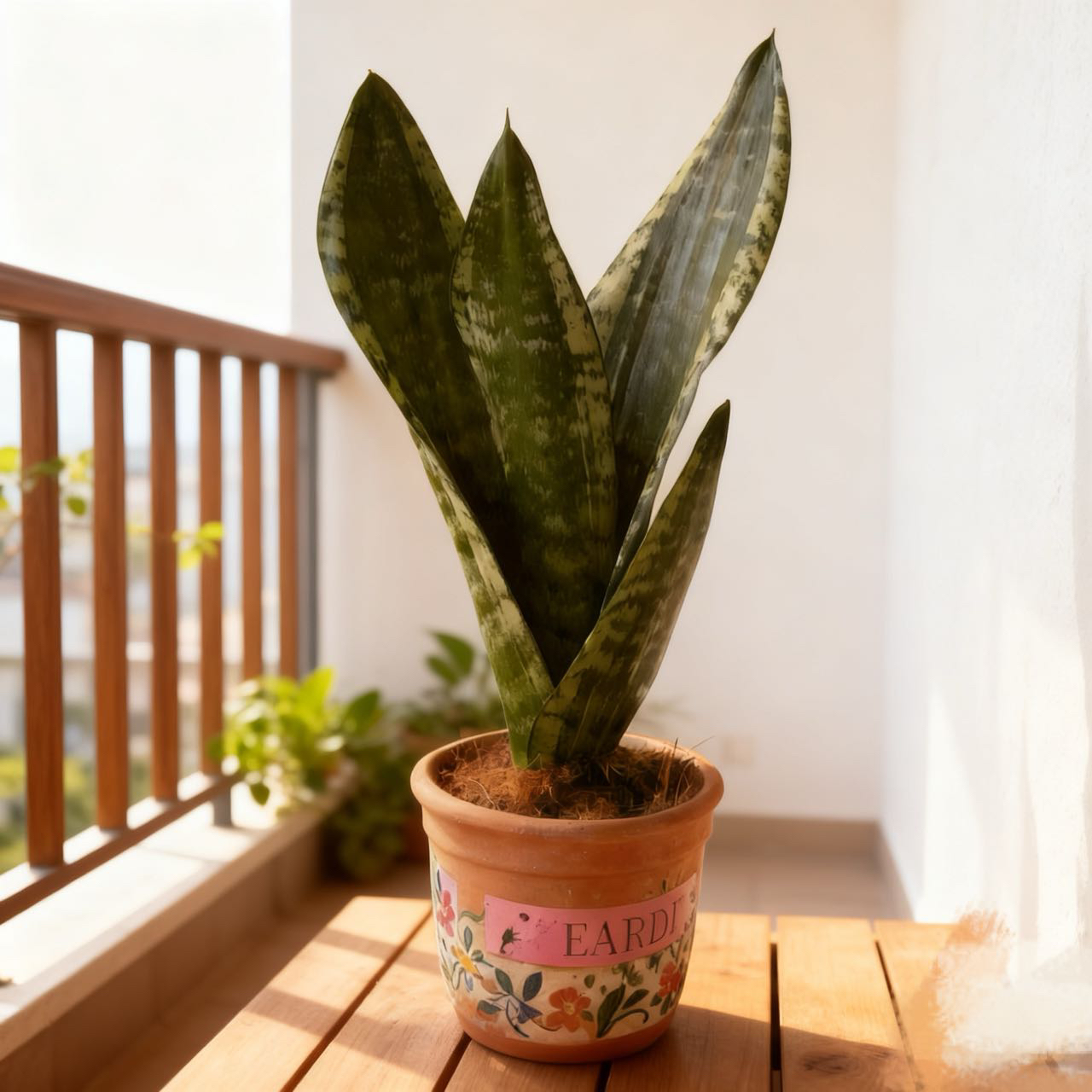 繁星虎皮兰，室内客厅办公室桌面盆栽，易养净化空气绿植