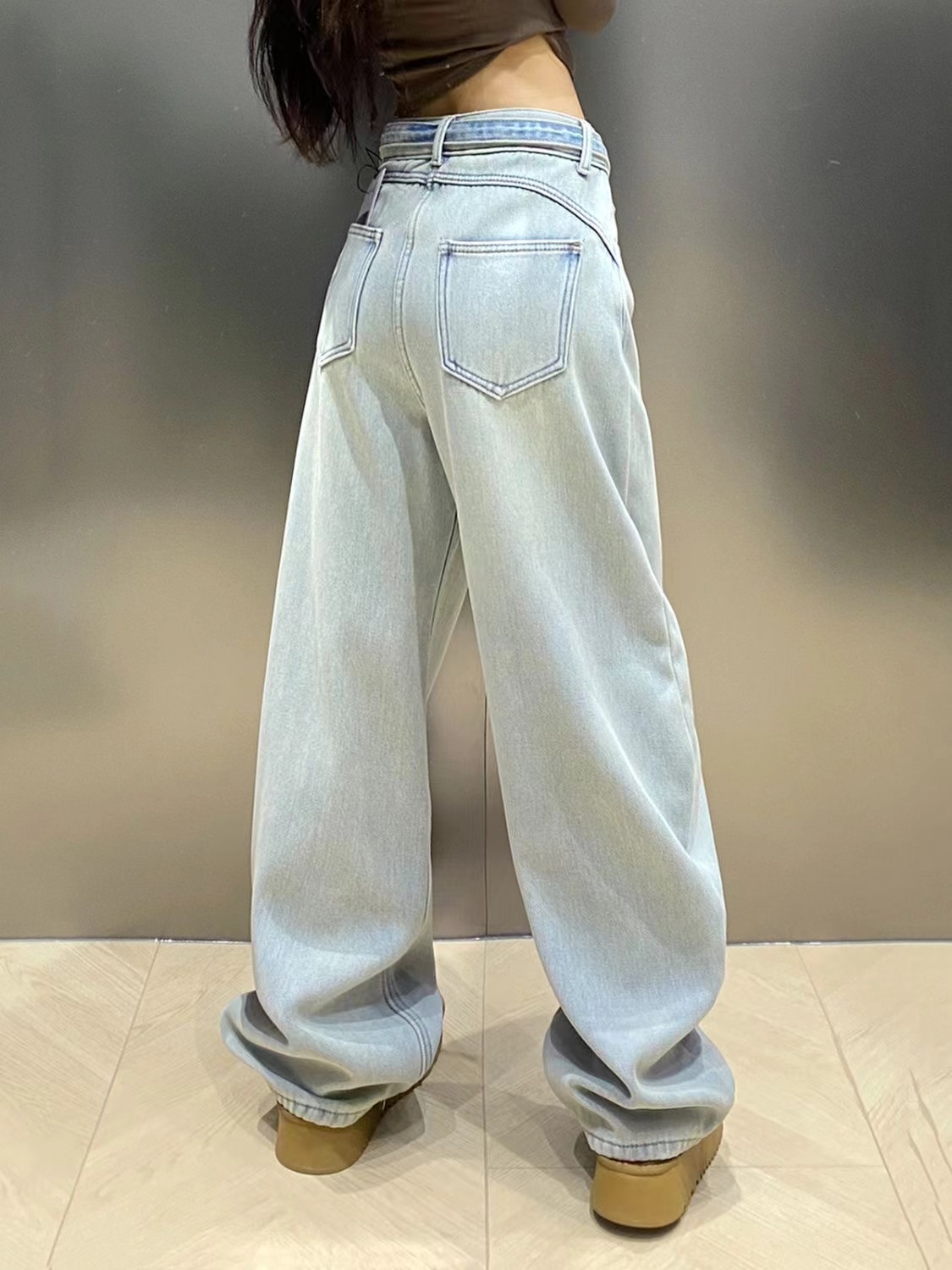 (上A) 牛仔裤女新款柠檬