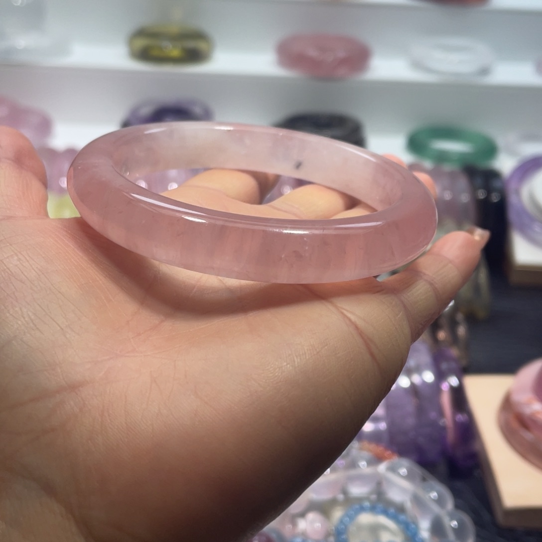 水晶手镯62.6圈口1号未镶嵌