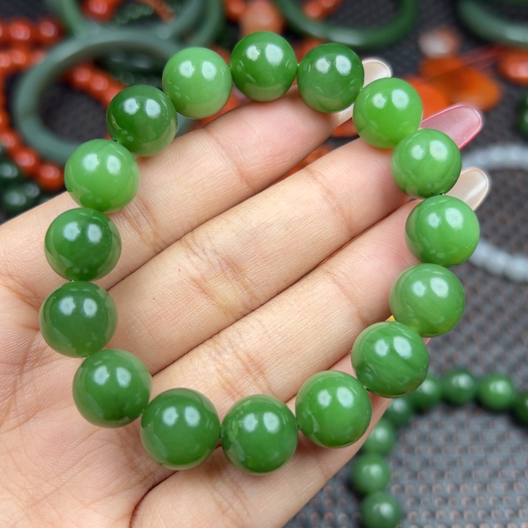 和田玉手串未镶嵌