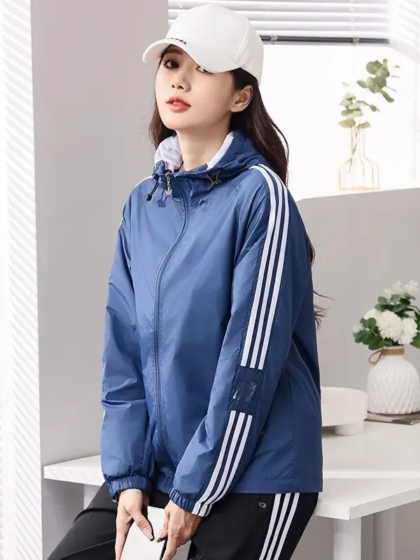 春季情侣男女连帽风衣外套8900-J1
