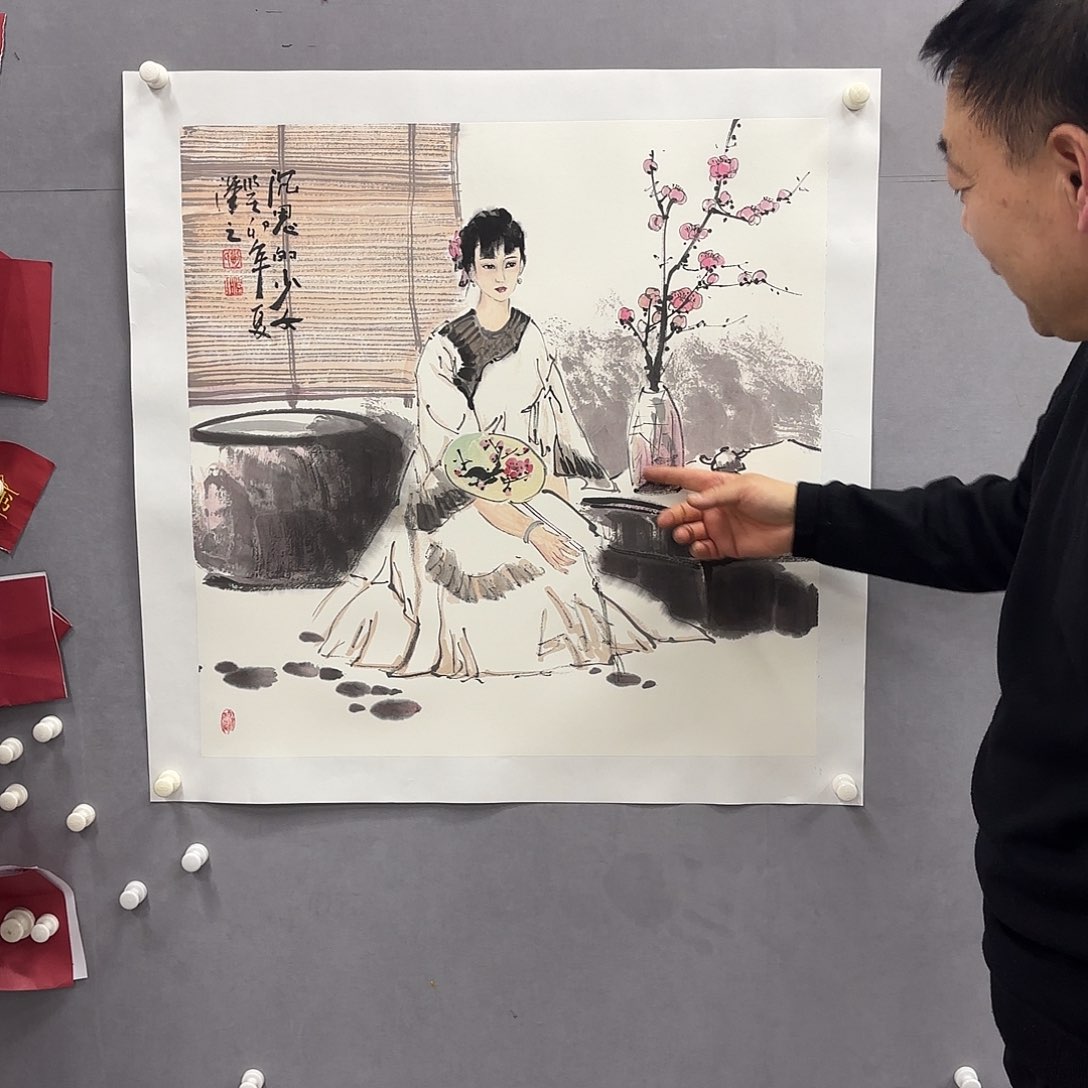 国画亲笔手绘原创