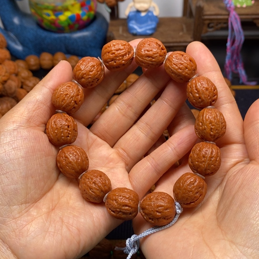 桃核手串小麒麟手串