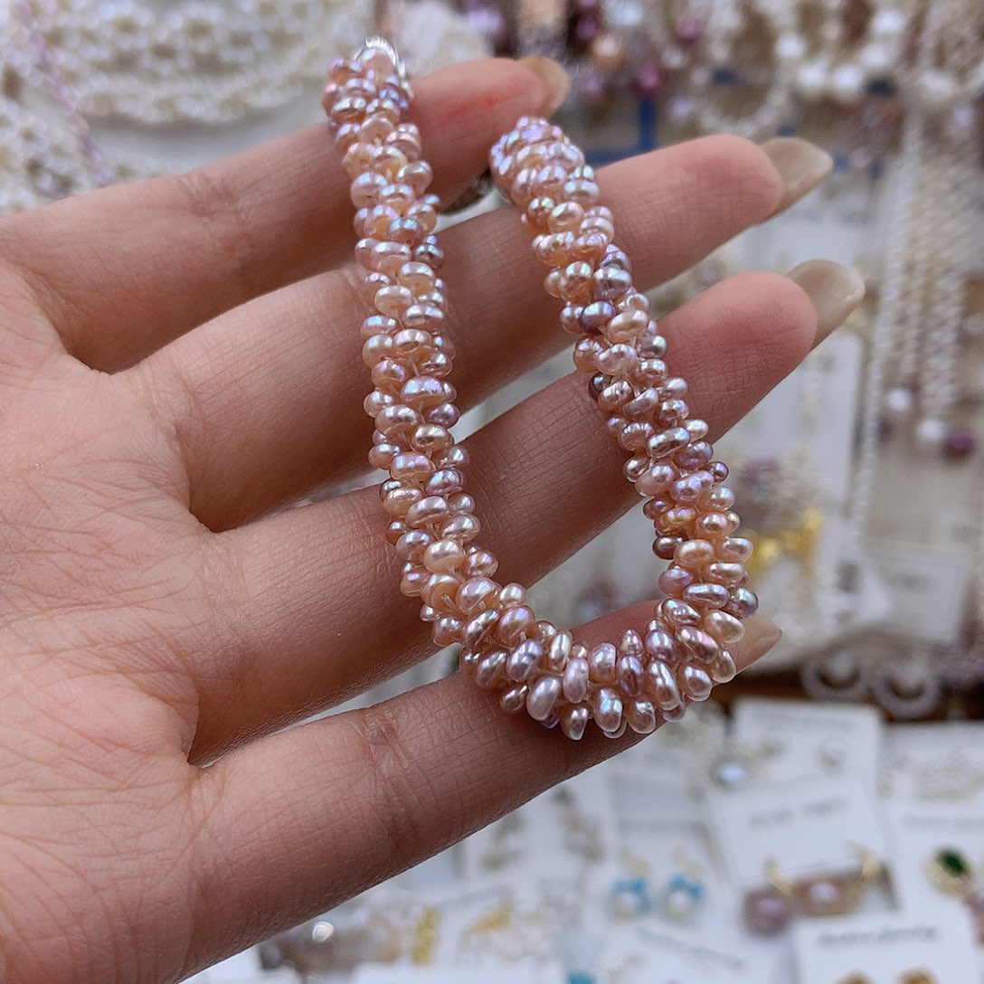 项链银S925镶嵌淡水珍珠健***业