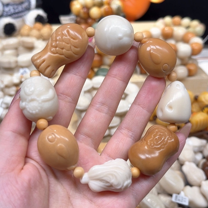 菩提根/象牙果手串全家福1.14 50