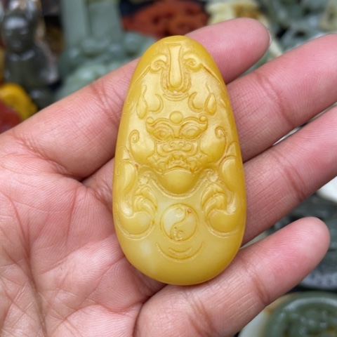 和田玉颈饰未镶嵌14