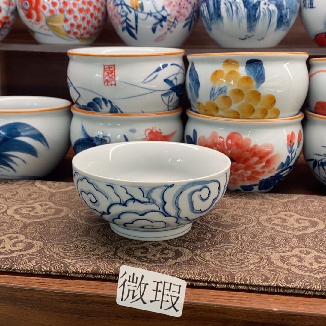 釉下彩手工绘制手工绘制