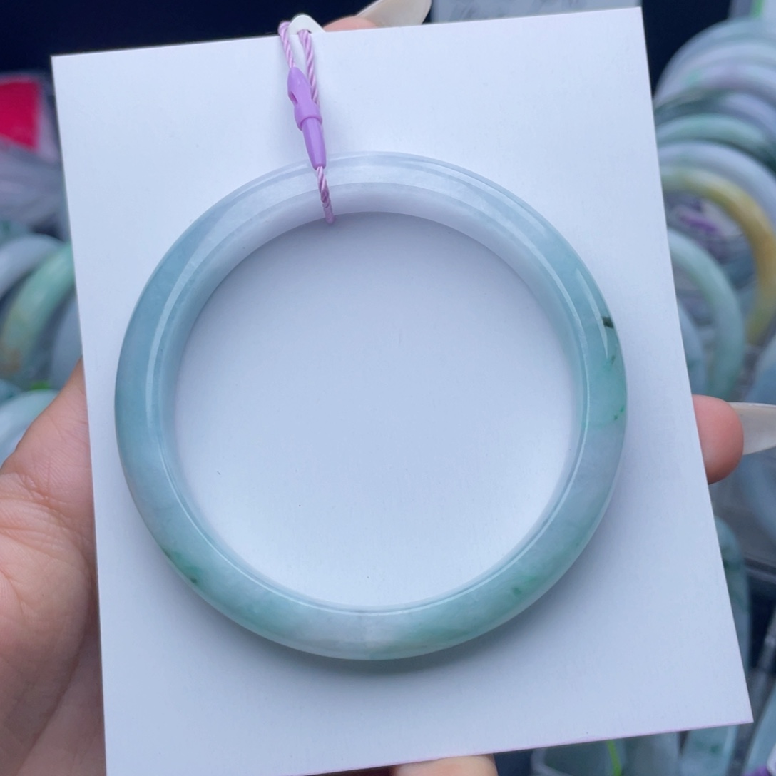 翡翠未镶嵌手镯58