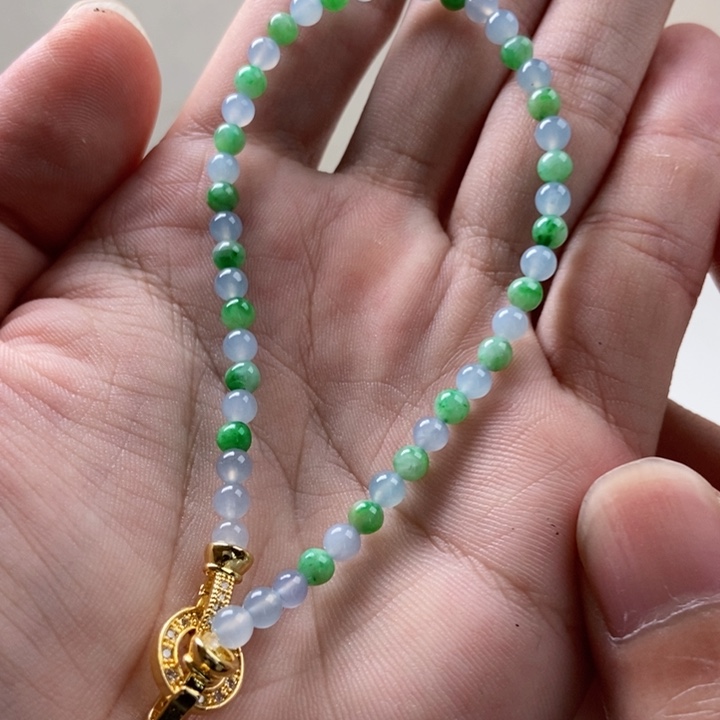 定制翡翠未镶嵌缅甸翡翠a货卡3.9