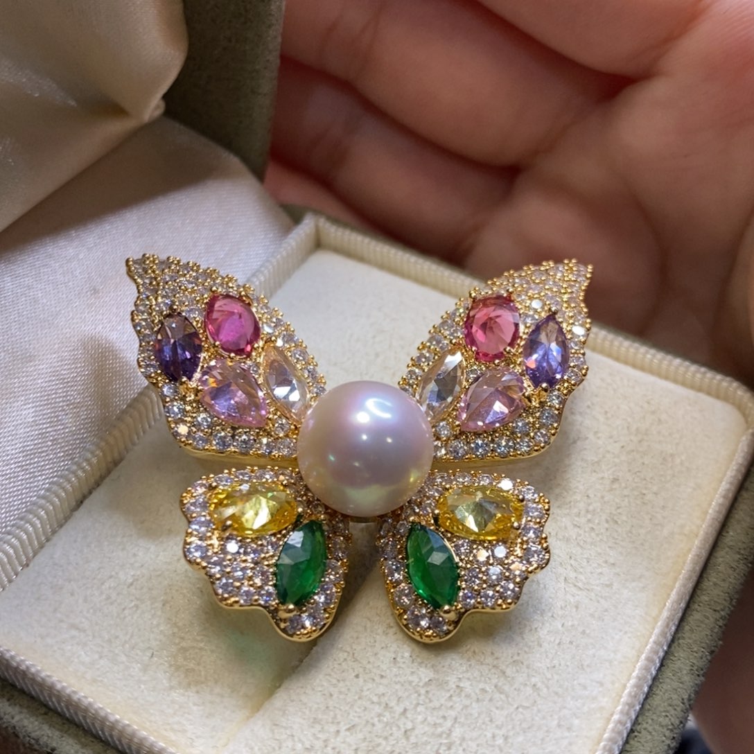 淡水珍珠胸饰未镶嵌微瑕