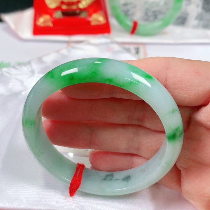 未镶嵌手镯翡翠   编号DH1121 正圈52-53