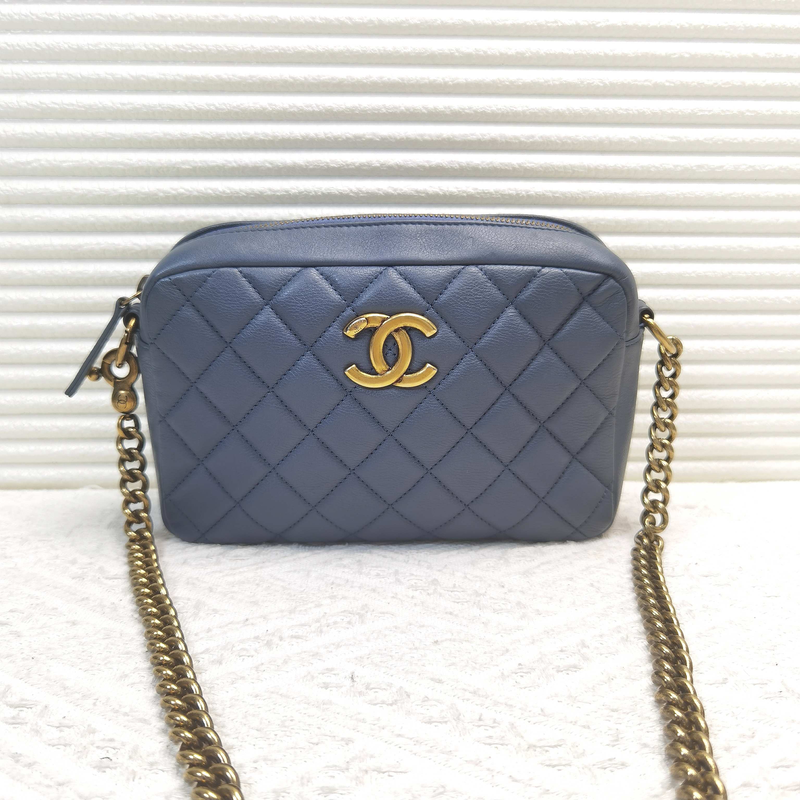 95新 Chanel/香奈儿 CHANEL香奈儿 13C 相机包链条包斜挎包