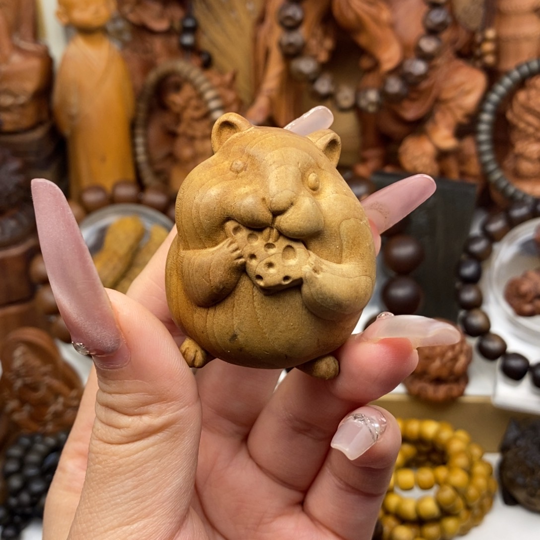 手串/手链檀香木迈索尔老山檀香小仓鼠奶香，微瑕