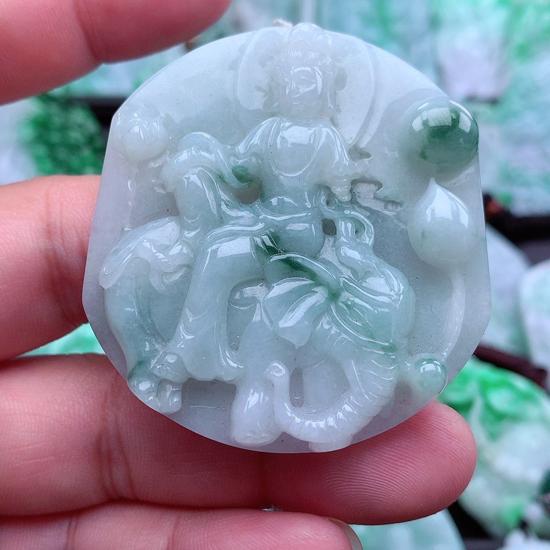 翡翠吊坠(不含链)未镶嵌