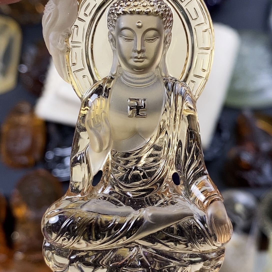 水晶天然水晶吊坠未镶嵌平****河