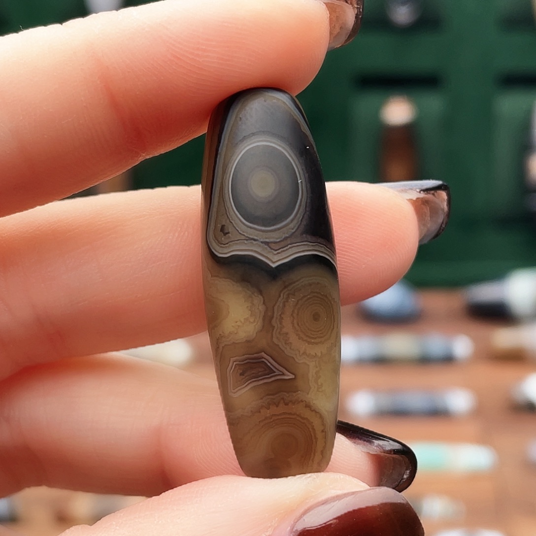 玛瑙/玉髓合金珠宝半成品